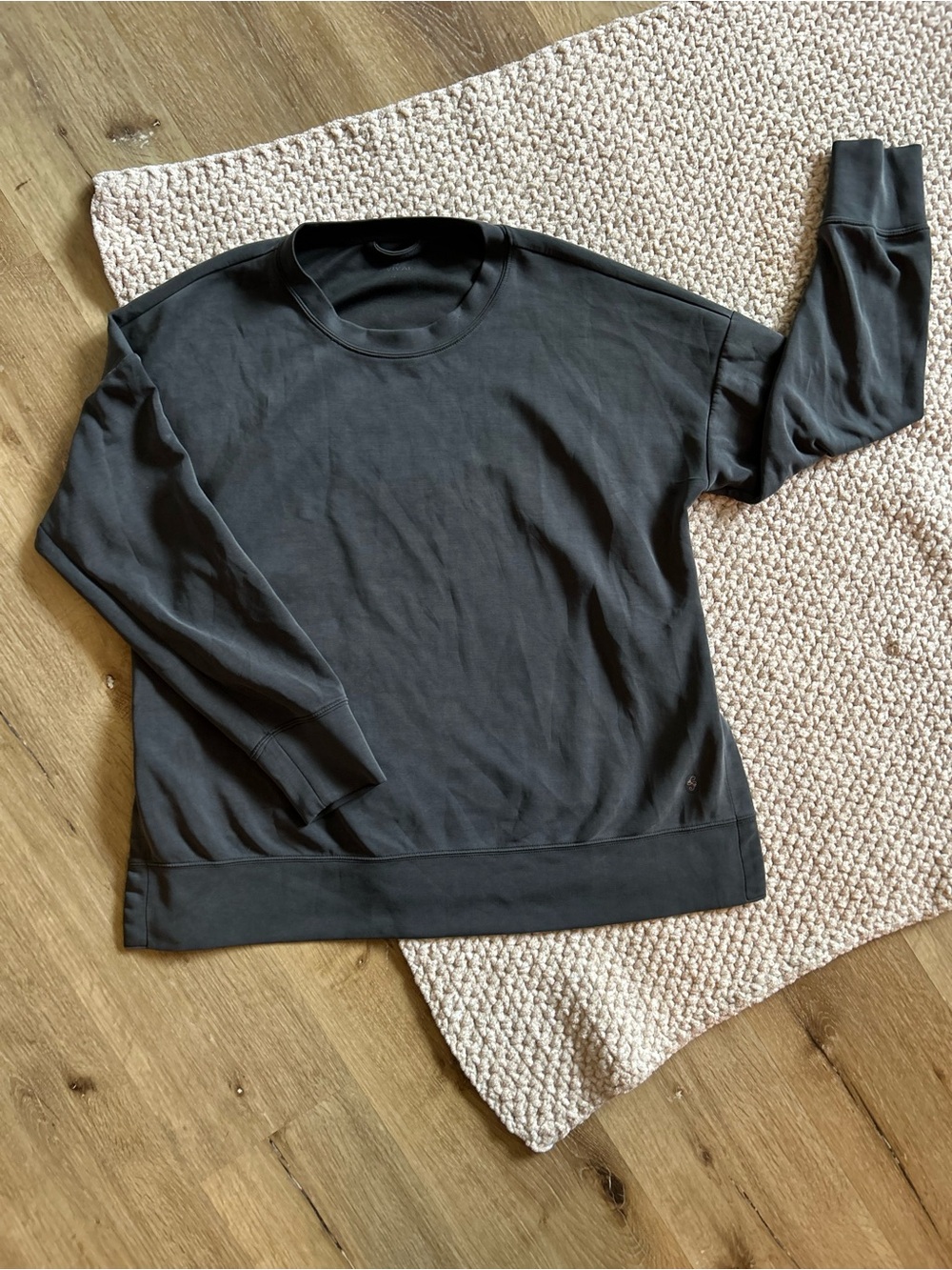 AS Revival Butter Soft Crewneck Sweatshirt in Charcoal